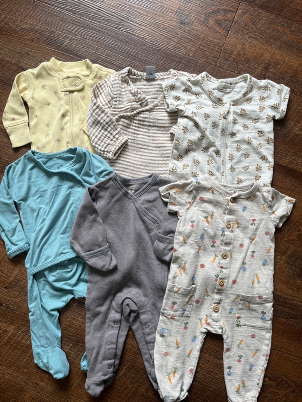 Mixed Baby One-Piece Pack - Neutral & Pastel Colors
